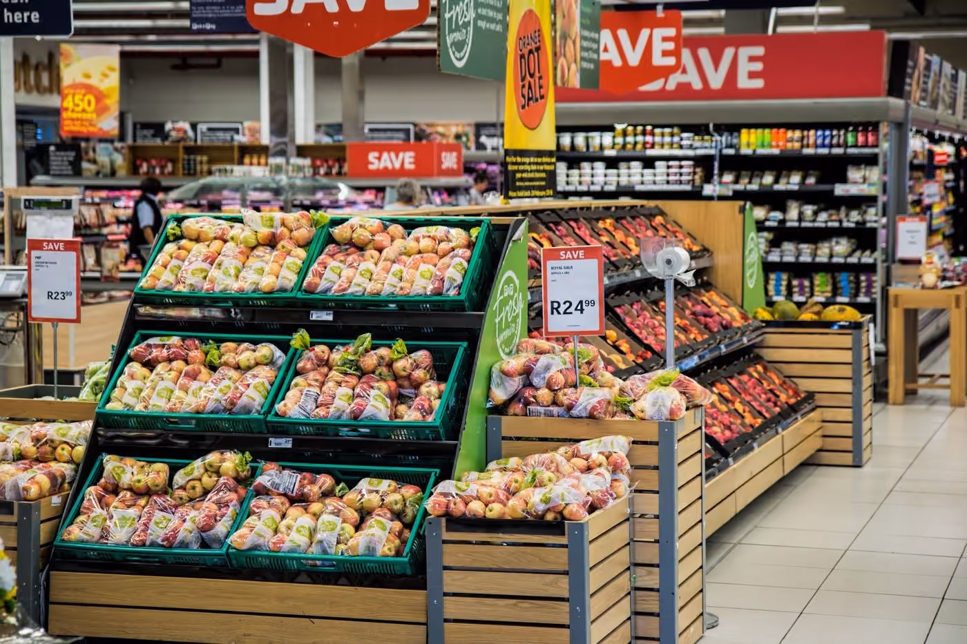 Illustrative sample photo: Retail display area. Source: Pexels (264636).